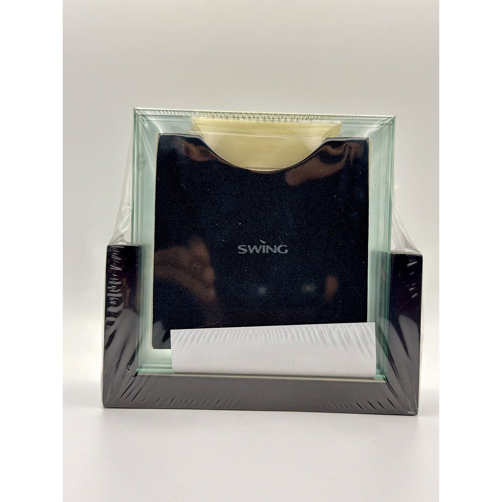 Glass Photo Frame Coasters - Set Of 4 NEW IN BOX 4" Gift Home Decor Quiet Lux - Picture 6 of 8